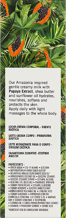 Крем-молочко для тіла "Екзотична весна" - Academie Jungle Tropicale Body Creamy Milk Exotic Spring — фото N3