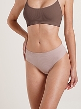 Духи, Парфюмерия, косметика Бесшовные трусы бразилиана "BRASILIAN BRIEFS RIB", burnished lilac - Giulia