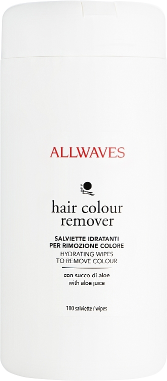 Салфетки для удаления следов краски с кожи с экстрактом ромашки - Allwaves Hair Colour Remover — фото N1