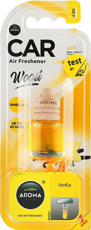 Ароматизатор для авто "Vanilla" - Aroma Car Wood — фото N1