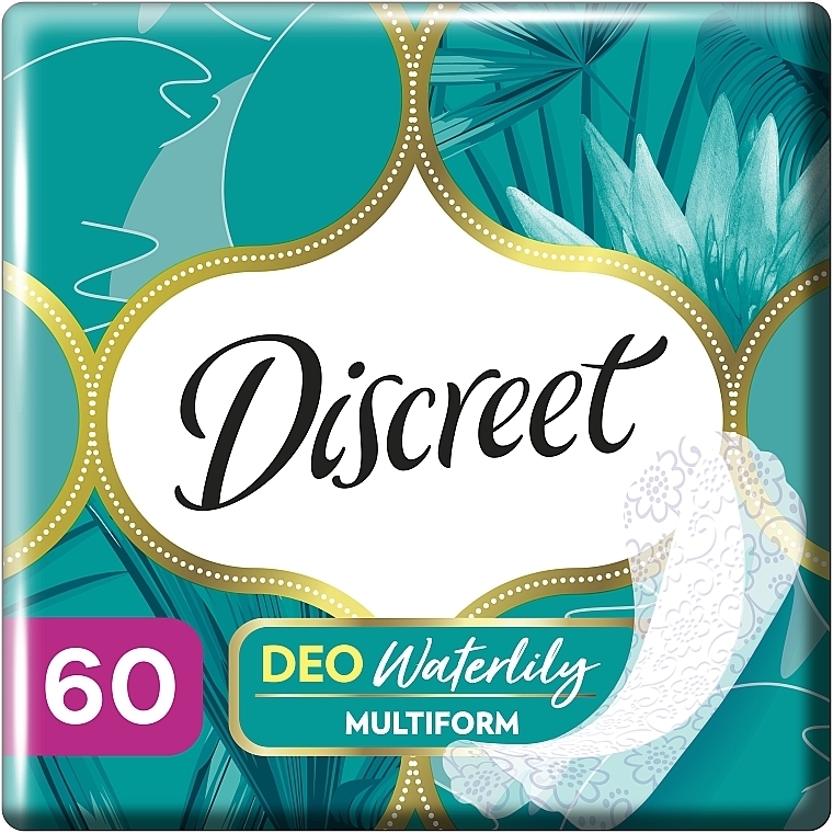 Щоденні гігієнічні прокладки Deo Water Lily, 60 шт - Discreet