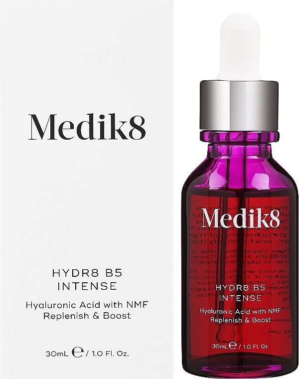 Интенсивная увлажняющая сыворотка c гиалуроновой кислотой - Medik8 Hydr8 B5 Intense Boost & Replenish Hyaluronic Acid 