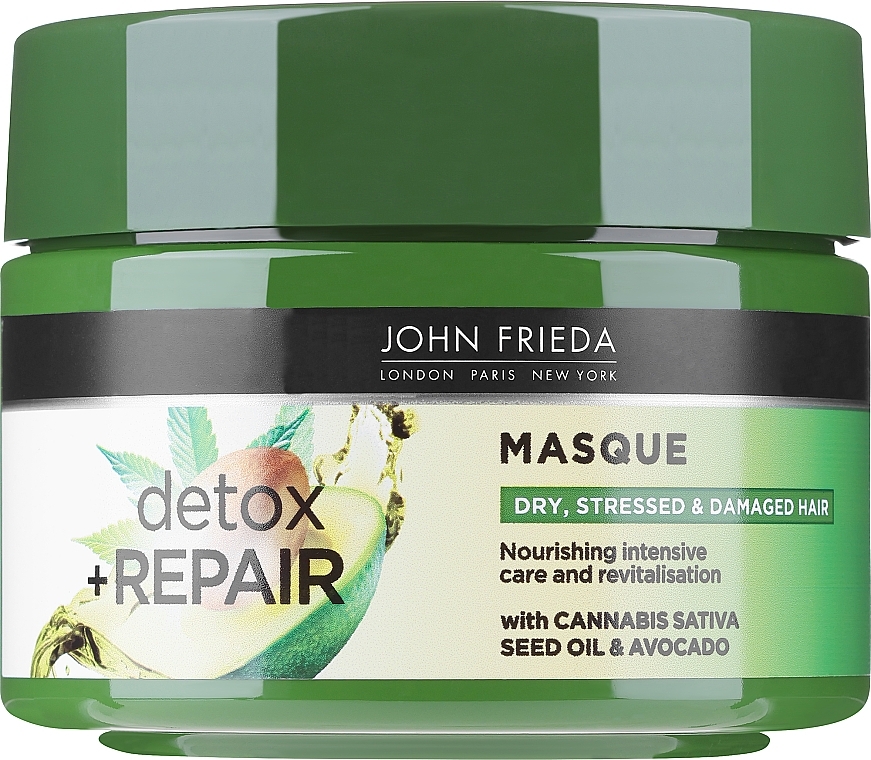 Питательная маска для интенсивного восстановления волос - John Frieda Detox & Repair Masque