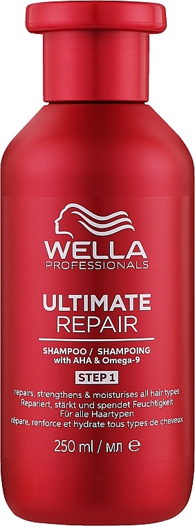 Шампунь для всех типов волос - Wella Professionals Ultimate Repair Shampoo With AHA & Omega-9 — фото N5