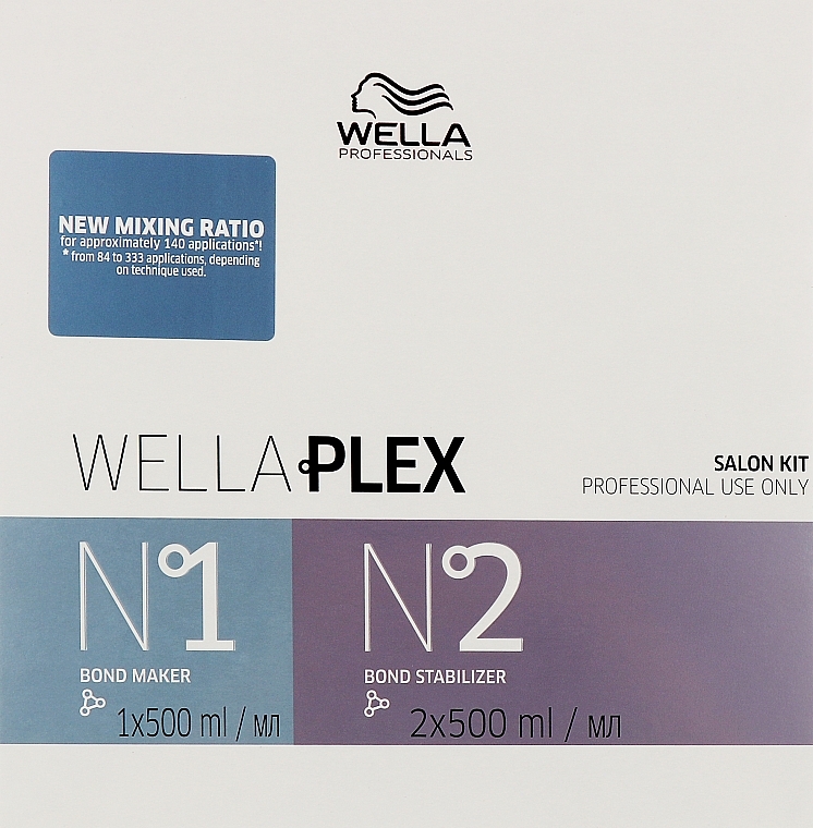Набор для защиты волос - Wella Professionals Wellaplex (elixir/500ml + elixir/2х500ml) — фото N1