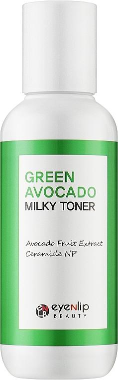 Тонік з авокадо - Eyenlip Green Avocado Milky Toner — фото N1
