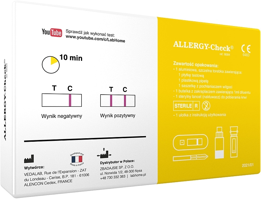 Диагностический тест на аллергию - Lab.Home Allergy-Check — фото N2