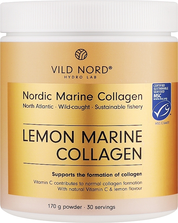 Пищевая добавка "Коллаген сила антиоксидантов" - Vild Nord Lemon Marine Collagen — фото N1