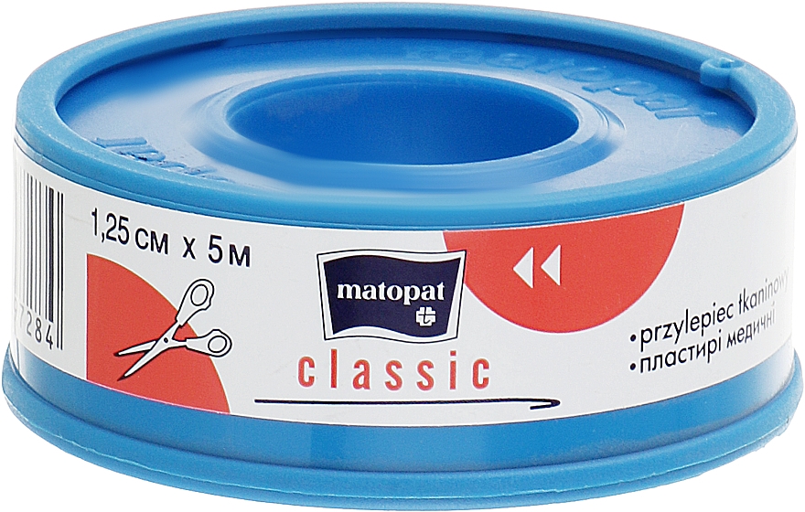 Медичний пластир Matopat Classic, 1,25 см*5мт - Matopat — фото N1