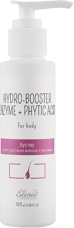 Бустер проти вростання волосся, з ензимами - Elenis Hydro-Buster Enzime+Fitic Asid — фото N1
