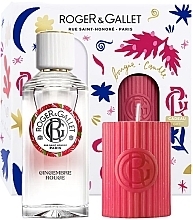 Roger&Gallet Gingembre - Набір (fr/water/100ml + candle/75g) — фото N1