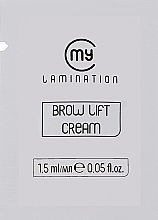 Перманентный препарат для бровей - My Lamination Brow Liftig Cream №1 — фото N1
