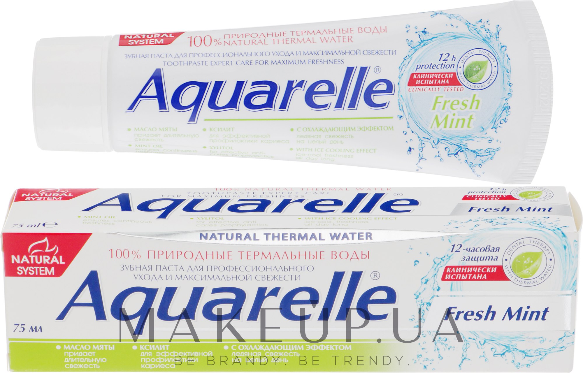 Зубна паста "Fresh Mint" - Sts Cosmetics Aquarelle Toothpaste — фото 75ml