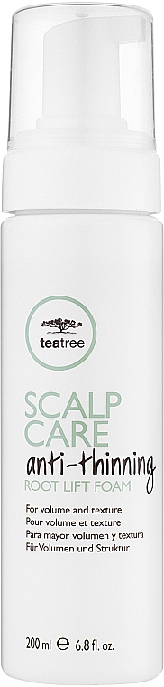 Піна для прикореневого об'єму - Paul Mitchell Tea Tree Scalp Care Anti-Thinning Root Lift Foam — фото N1