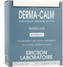 Парфумерія, косметика Міні - набір для нормальної шкіри - Ericson Laboratoire Mini-Kit Derma-Calm (cr/10ml + serum/10ml + cr/10ml)