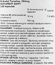 Ацетил тирозин - Jarrow Formulas N-Acetyl Tyrosine, 350 mg  — фото N2