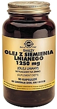 Парфумерія, косметика Дієтична добавка "Лляна олія", 1250 мг - Solgar Flaxseed Oil