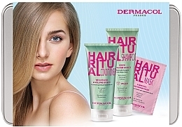 Парфумерія, косметика Набір - Dermacol Hair Ritual Grow & Volume (shm/250ml + cond/200ml + mask/200ml)