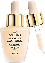 Духи, Парфюмерия, косметика Тональный крем - Collistar Serum Foundation Perfect Nude Second Skin Effect SPF 15