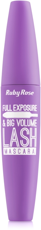 Тушь для ресниц - Ruby Rose Full Exposure & Big Volume Lash Mascara — фото N1