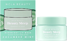 Ночная маска для губ - NCLA Beauty Beauty Sleep Overnight Lip Mask Cucumber Mint — фото N2