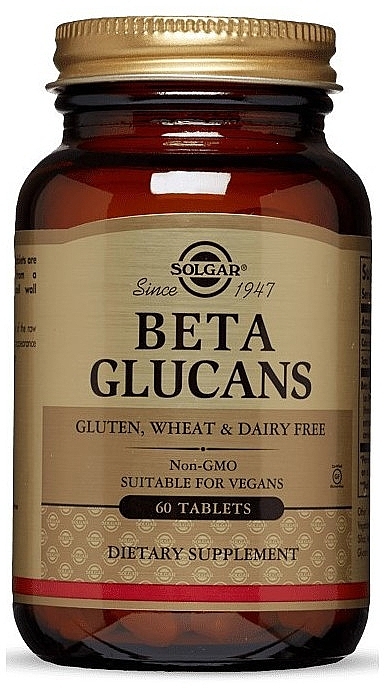 Дієтична добавка "Бета Глюкани" - Solgar Beta Glucans — фото N1