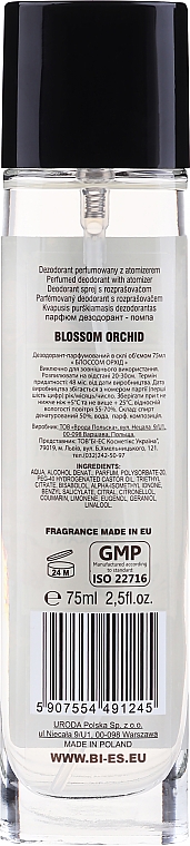 Bi-es Blossom Orchid - Парфюмированный дезодорант-спрей — фото N2