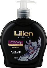 Парфумерія, косметика Рідке крем-мило "Дика орхідея" - Lilien Wild Orchid Cream Soap