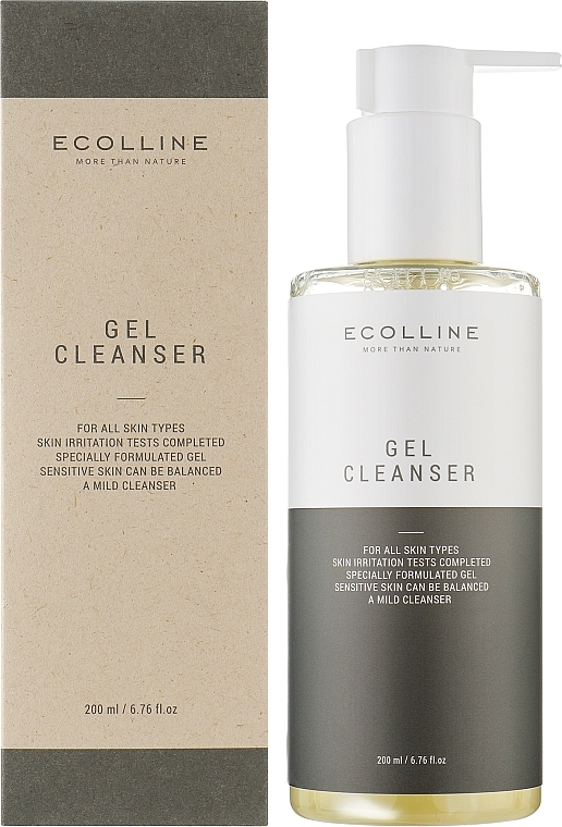 Очищувальний гель для вмивання "М'яке очищення" - Ecolline Gel Cleanser — фото N2