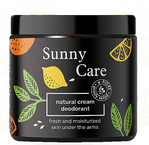 Кремовий дезодорант для тіла - E-Fiore Sunny Care Natural Cream Deodorant — фото N1