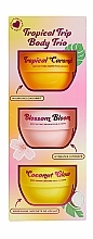 Набір - I Heart Revolution Tropical Trip Body Trio (sh/gel/50ml+b/cr/68g/b/mist/100ml) — фото N1