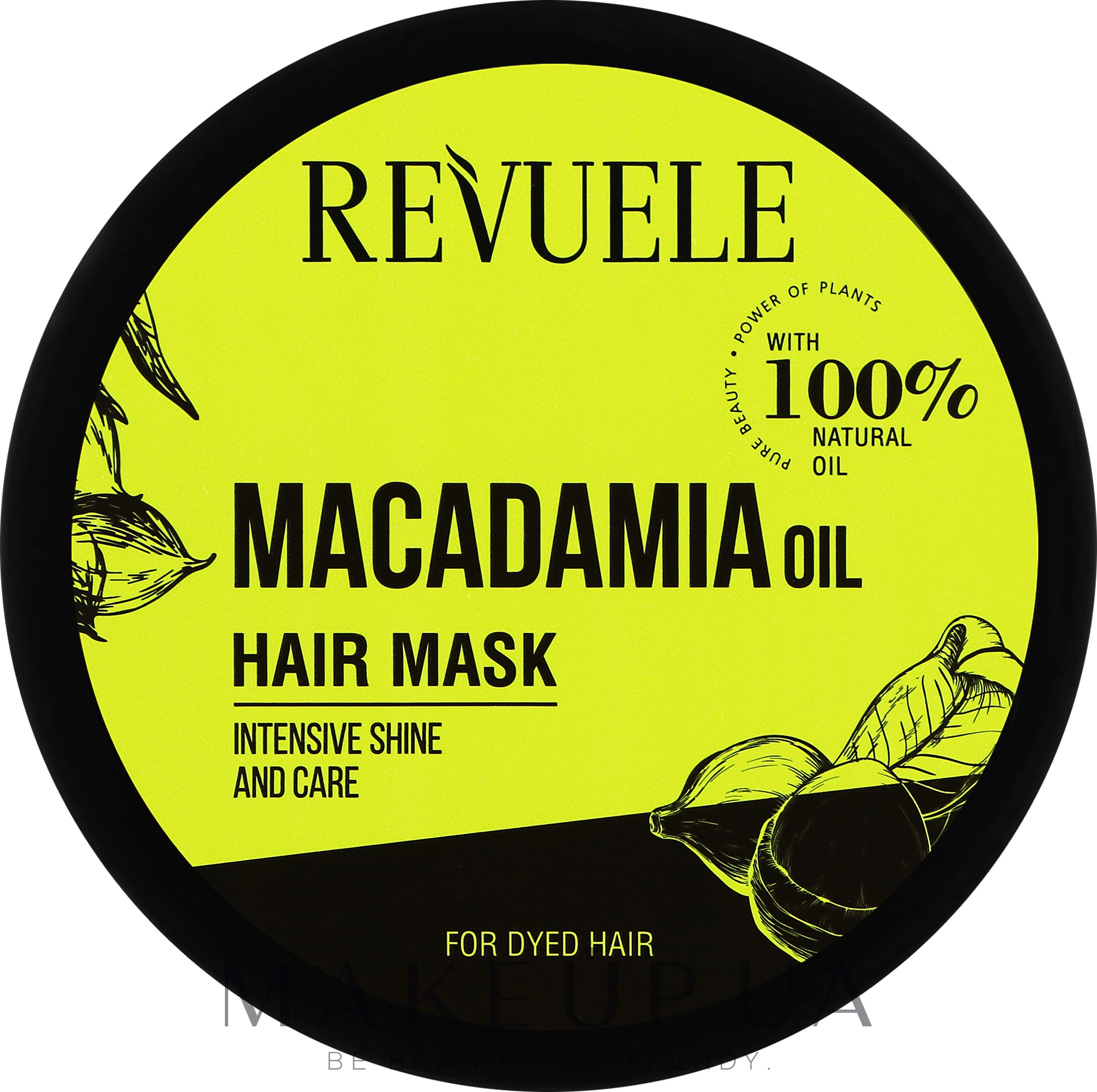 Маска для волос с маслом макадамии - Revuele Macadamia Oil Hair Mask — фото 360ml