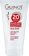 Антивіковий лосьйон від сонця для тіла - Guinot Age Sun Anti-Ageing Sun Lotion Body SPF20 — фото N1