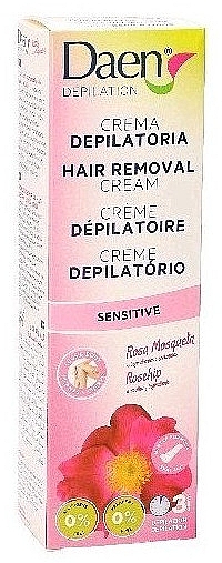 Крем для депиляции волос на теле "Шиповник" - Daen Rosehip Sensitive Body Depilatory Cream — фото N1