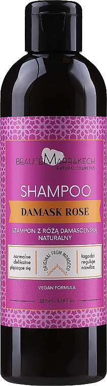 Шампунь с дамасской розой для всех типов волос - Beaute Marrakech