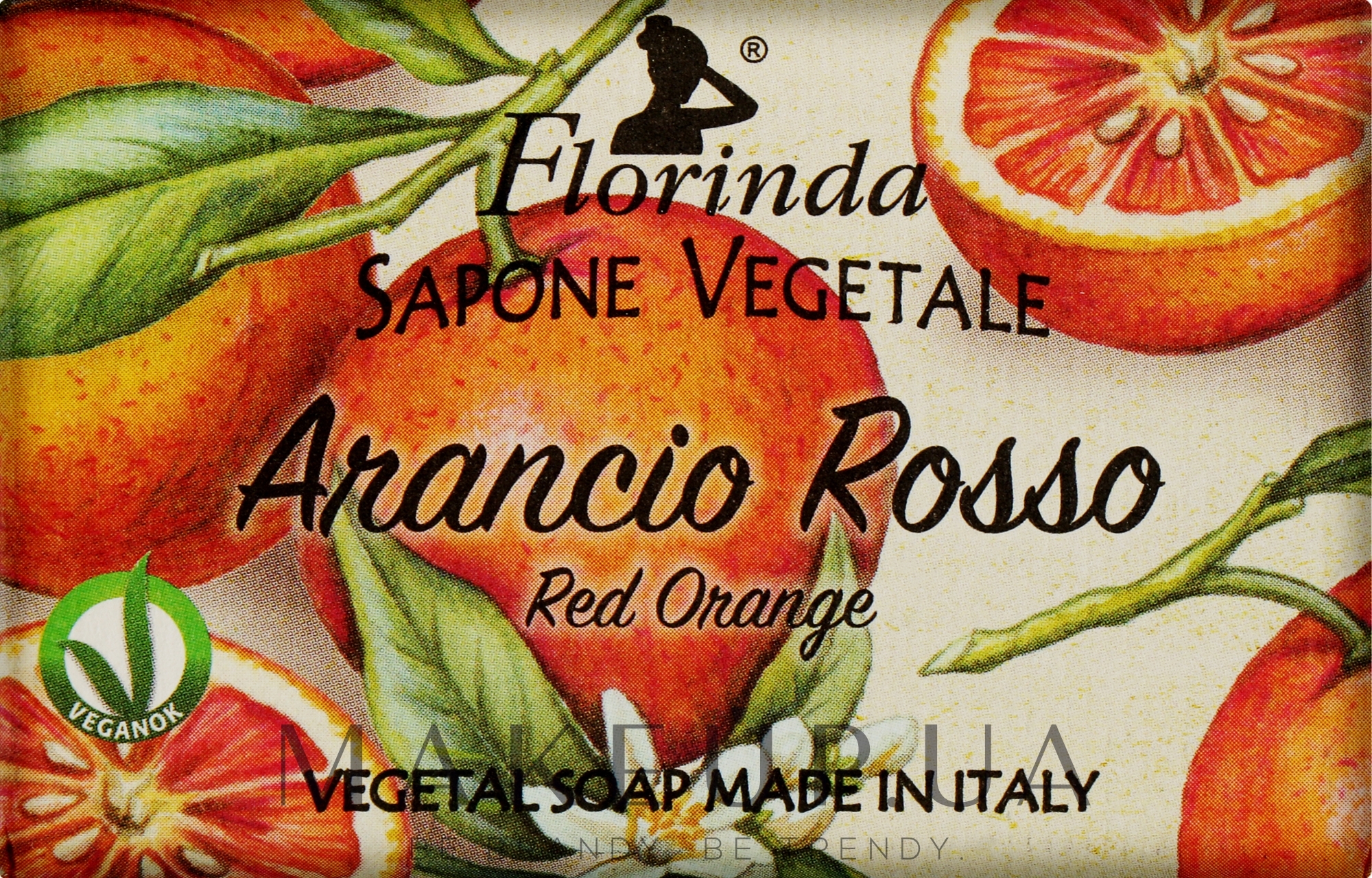 Мыло натуральное "Красный апельсин" - Florinda Red Orange Natural Soap — фото 50g
