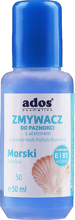 Рідина для зняття лаку з морським ароматом - Ados Acetone Nail Polish Remover — фото N1