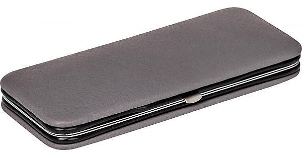 Маникюрный набор, 5 предметов "Siena", застежка клипса, grey - Erbe Solingen Manicure Clip-Top Case — фото N2