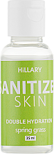 Духи, Парфюмерия, косметика УЦЕНКА Санитайзер для рук "Spring Grass" - Hillary Skin Sanitizer Double Hydration *