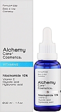 Вітамінна сироватка для обличчя з ніацинамідом - Alchemy Care Cosmetics Vitamins Niacinamide 10% — фото N2