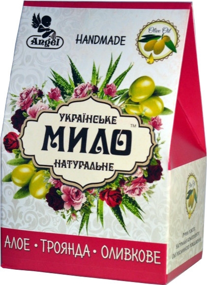 Подарочный набор "Алоэ, Роза и Олива" - Angel (soap/95g + soap/95g + soap/95g)