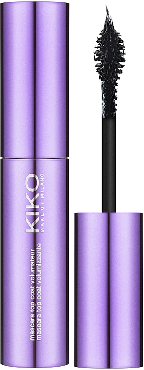 Объёмное верхнее покрытие для ресниц - Kiko Milano False Lashes Volume Top Coat Mascara — фото N1