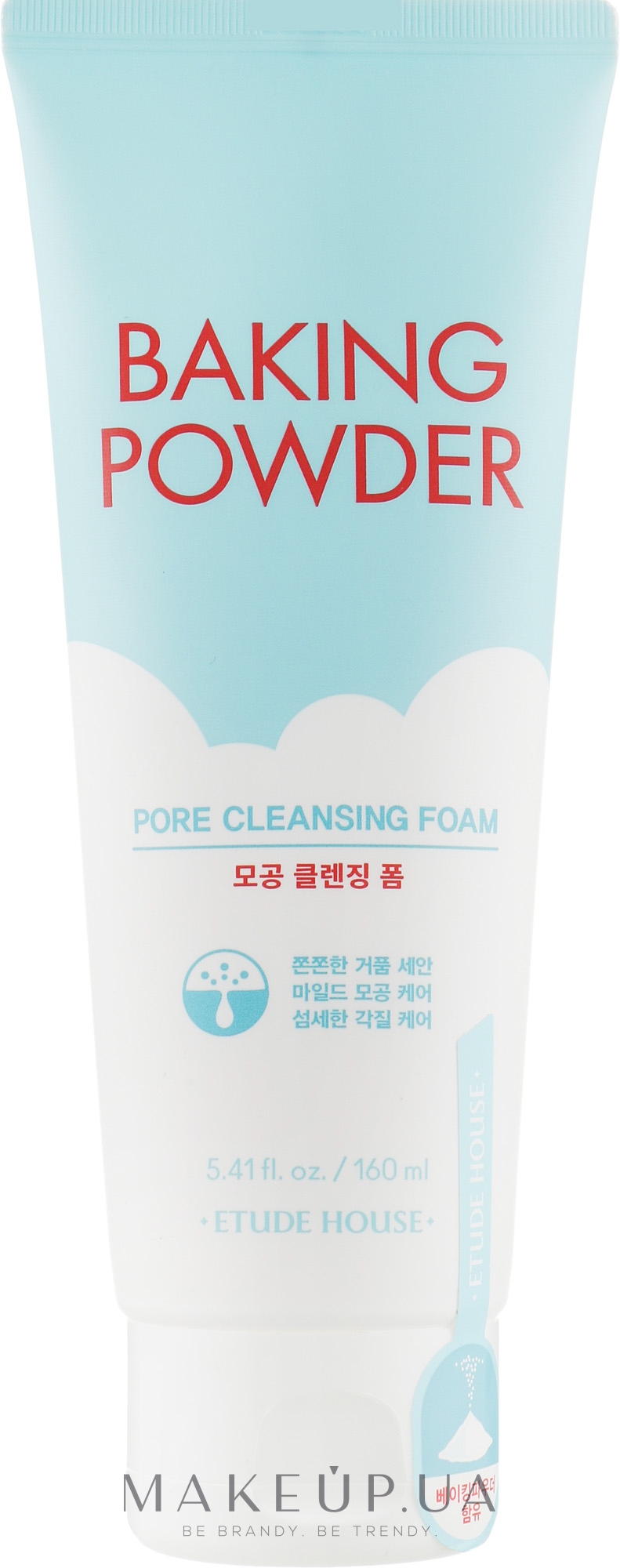 Глибоко очищувальна пінка з содою для обличчя з потрійною дією - Etude House Baking Powder Pore Cleansing Foam — фото 160ml