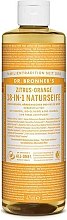 Жидкое мыло "Цитрус и апельсин" - Dr. Bronner’s 18-in-1 Pure Castile Soap Citrus & Orange — фото N3