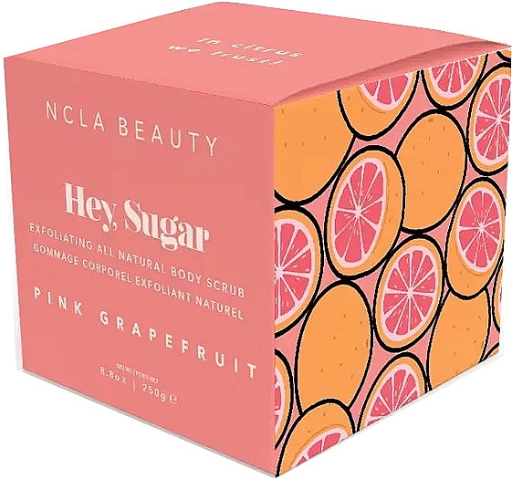 Скраб для тіла "Рожевий грейпфрут" - NCLA Beauty Hey, Sugar Pink Grapefruit Body Scrub — фото N4