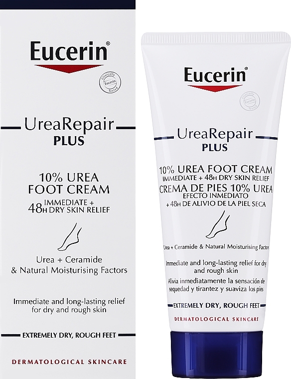 Интенсивный крем для ног - Eucerin Urea Repair Plus Foot Cream 10% Urea — фото N2
