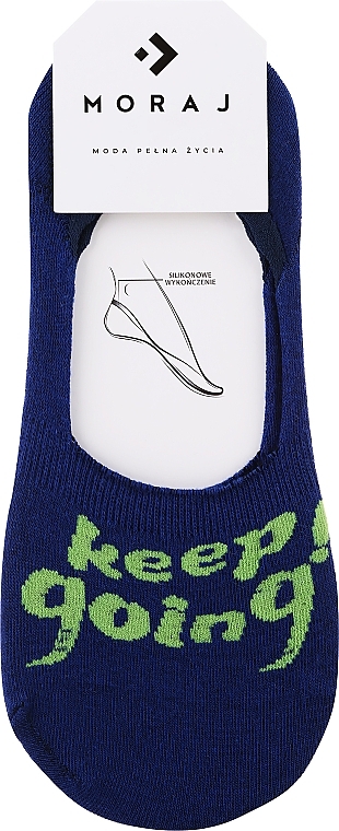 Жіночі шкарпетки-слідки CBD200-358, темно-сині - Moraj — фото N1