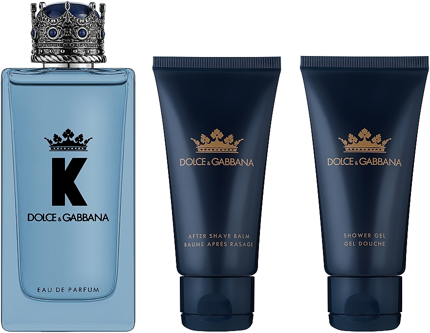 Dolce & Gabbana K - Набір (edp/100ml + sh/gel/50ml + after/sh/balm/50ml) — фото N2