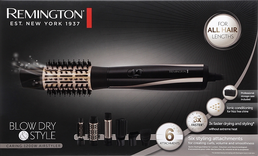 Фен-щетка для волос - Remington AS7700 Blow Dry & Style — фото N2
