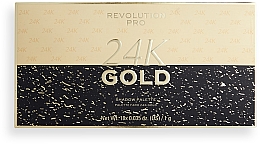 Духи, Парфюмерия, косметика Палетка теней для век - Revolution PRO 24K Gold Eye Shadow Palette